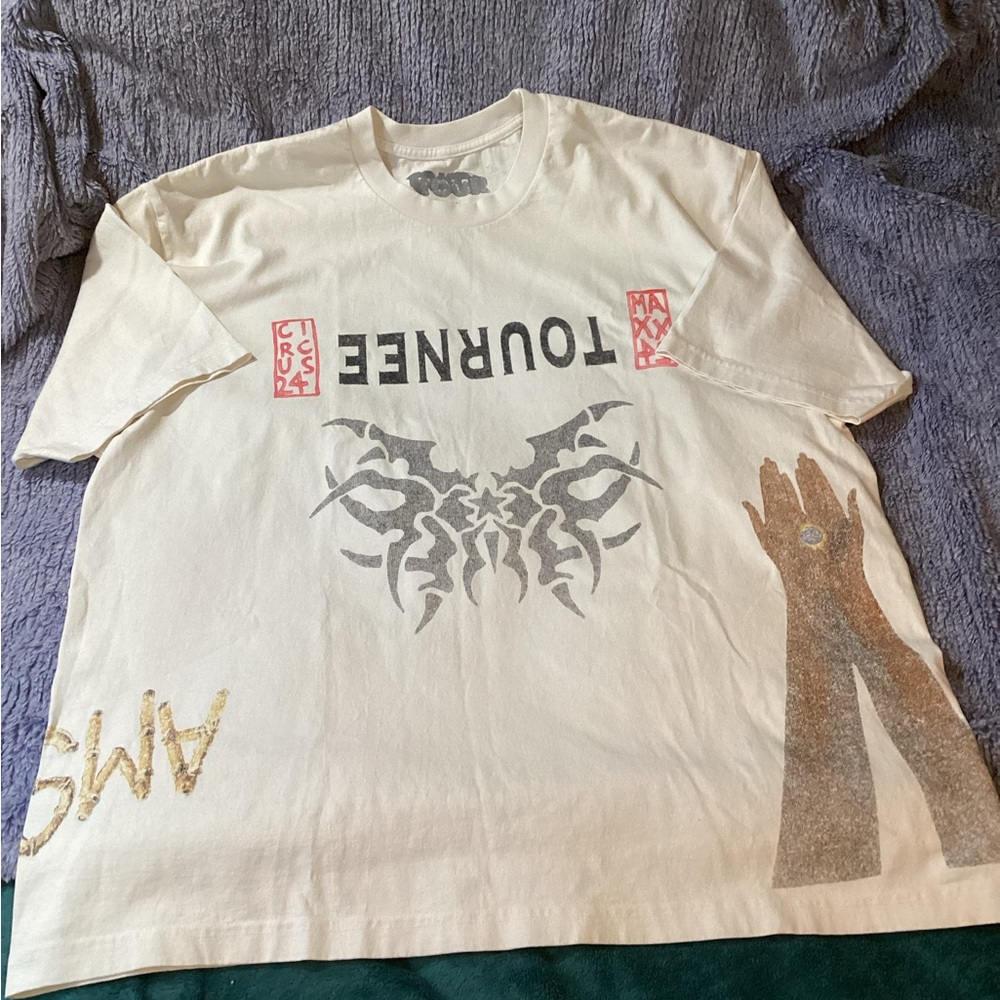 Travis Scott Cream Tournee Graphic Tee